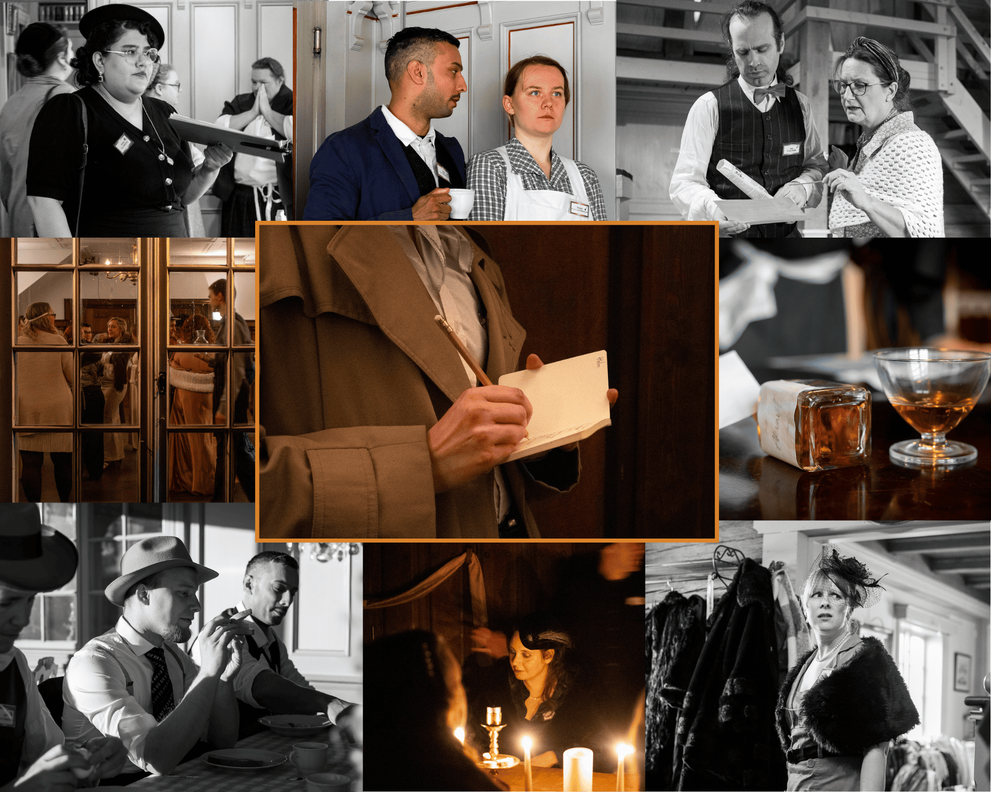 Event image for Bland blod, bläck och skuggor - Ett mordmysterielajv (run 2) 